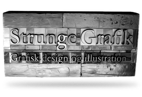 strunge grafiks arbejdsplads