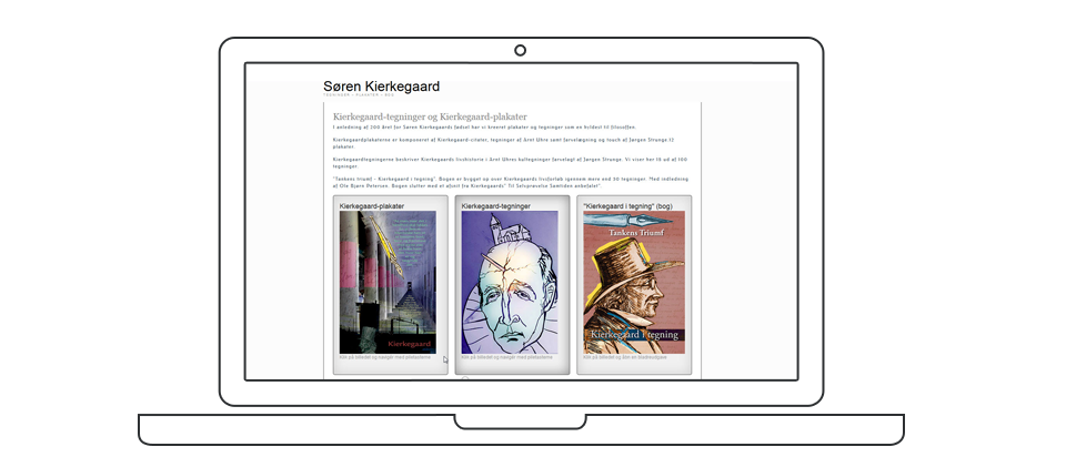 Kierkegaard webdesign
